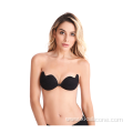 Black Breathable Cloth Mango Silicone Invisible Girls Bra